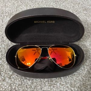 Michael Kors Dylan Red Flash Aviators